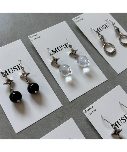 tone（トーン）の「【MUSE】スター　シルバー　サージカルステンレスピアス(MA)（ピアス（両耳用）・レディース・B/A/C/D/E/F・FREE）」の9枚目の写真