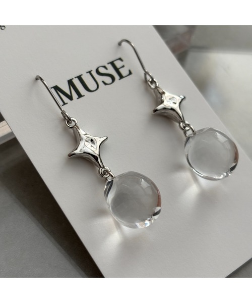 tone（トーン）の「【MUSE】スター　シルバー　サージカルステンレスピアス(MA)（ピアス（両耳用）・レディース・B/A/C/D/E/F・FREE）」の10枚目の写真