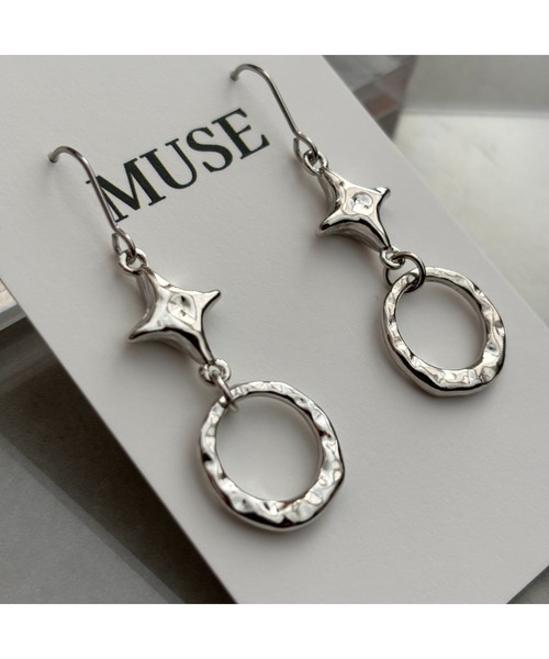 tone（トーン）の「【MUSE】スター　シルバー　サージカルステンレスピアス(MA)（ピアス（両耳用）・レディース・B/A/C/D/E/F・FREE）」の13枚目の写真
