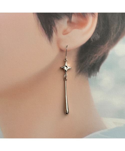 tone（トーン）の「【MUSE】スター　シルバー　サージカルステンレスピアス(MA)（ピアス（両耳用）・レディース・B/A/C/D/E/F・FREE）」の16枚目の写真