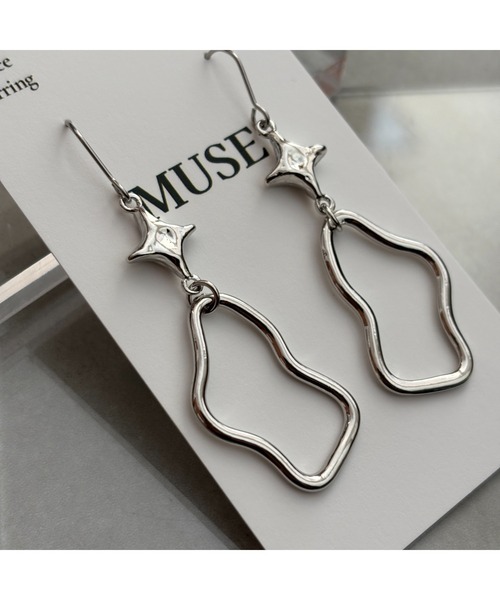 tone（トーン）の「【MUSE】スター　シルバー　サージカルステンレスピアス(MA)（ピアス（両耳用）・レディース・B/A/C/D/E/F・FREE）」の18枚目の写真