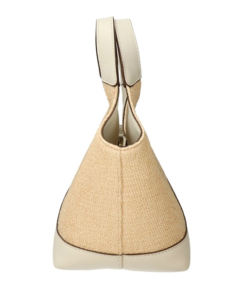 LORISTELLA（ロリステッラ）の「【LORISTELLA】異素材コンビスモールサイズハンドバッグ(Q56506)（ハンドバッグ・レディース・ホワイト系その他・ALL）」の7枚目の写真