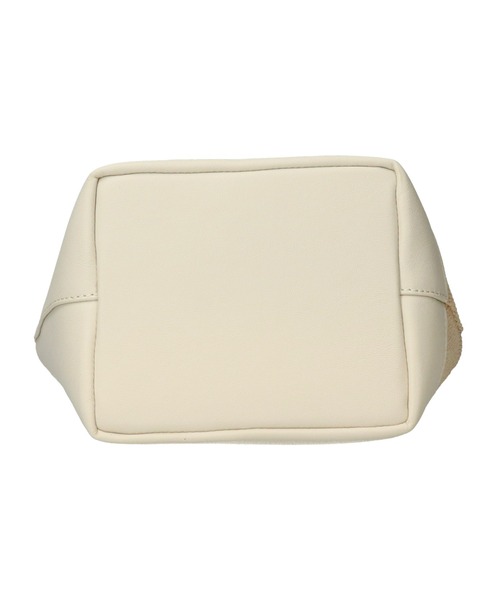 LORISTELLA（ロリステッラ）の「【LORISTELLA】異素材コンビスモールサイズハンドバッグ(Q56506)（ハンドバッグ・レディース・ホワイト系その他・ALL）」の10枚目の写真