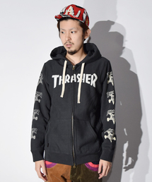 ALDIES | THRASHER Zip Parka スラッシャーコラボパーカー(パーカー)