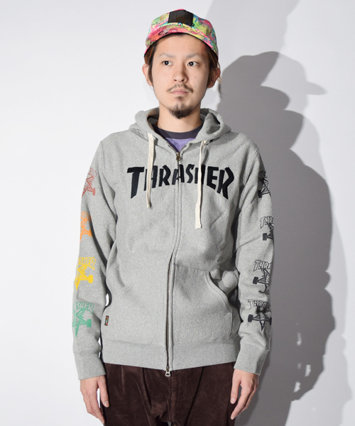 ALDIES（アールディーズ）の「THRASHER Zip Parka スラッシャーコラボ