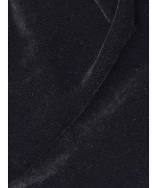 dazzlin（ダズリン）の「アシメギャザーシアーベロアカットソー（Tシャツ/カットソー・レディース・オフホワイト/ブラック・FREE）」の9枚目の写真