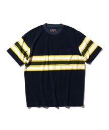BEAMS PLUS | パイル ストライプ ポケット Tシャツ(Tシャツ/カットソー)