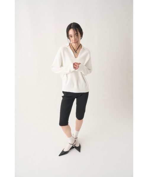 新品未使用品　ミースロエ　オープンカラーハーフスリーブカシミアＮＴ miesrohe オープンカラーハーフスリーブカシミアNT - メルカリ