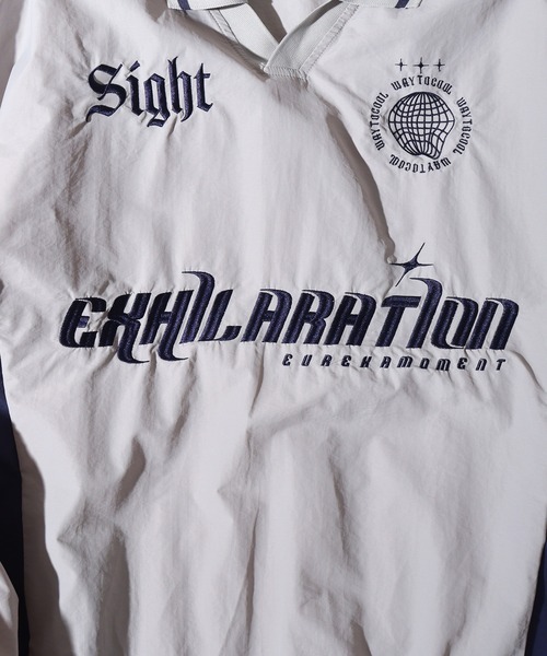 SUGGESTION(サジェッション)の「Uniform design nylon pullover / ユニフォームデザイン ナイロンプルオーバー unisex(その他トップス・メンズ・ライトグレー/ワイン/ブラック・M/L)」の9枚目の写真