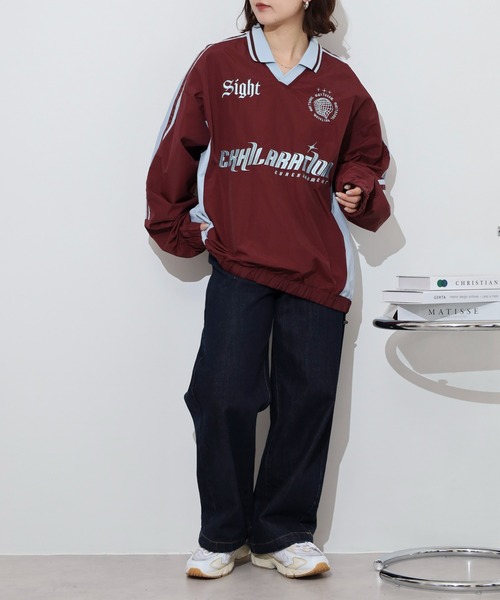 SUGGESTION(サジェッション)の「Uniform design nylon pullover / ユニフォームデザイン ナイロンプルオーバー unisex(その他トップス・メンズ・ライトグレー/ワイン/ブラック・M/L)」の20枚目の写真