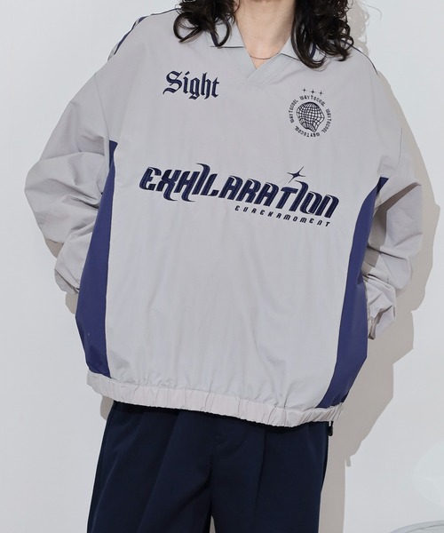 SUGGESTION(サジェッション)の「Uniform design nylon pullover / ユニフォームデザイン ナイロンプルオーバー unisex(その他トップス・メンズ・ライトグレー/ワイン/ブラック・M/L)」の21枚目の写真