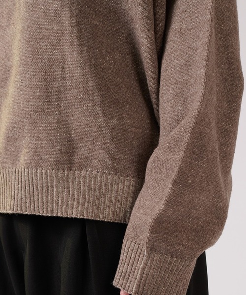 ONCILY(オンシェリー)の「PLATING KNIT POLO SHIRT / プレーティングニットポロシャツ(ポロシャツ・メンズ・ベージュ/ブラック・MEDIUM/LARGE/SMALL)」の21枚目の写真