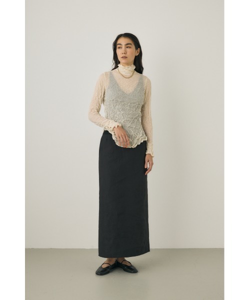 M_（エムアンダーバー）の「【M_】RE POLYESTER WRINKLED シャツ