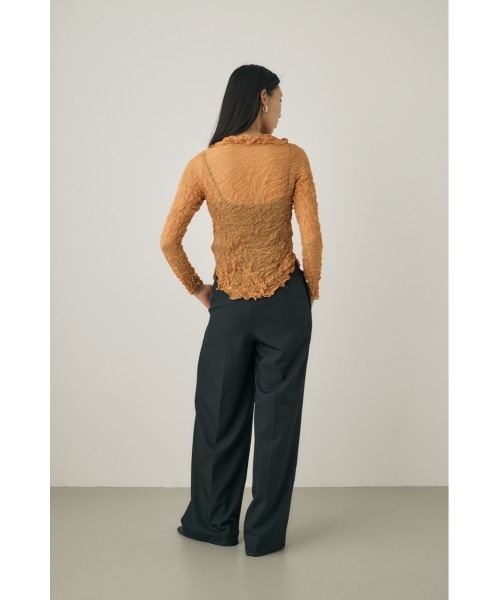 【M_】RE POLYESTER WRINKLED シャツ M_（エムアンダーバー）の「【M_】RE POLYESTER WRINKLED シャツ