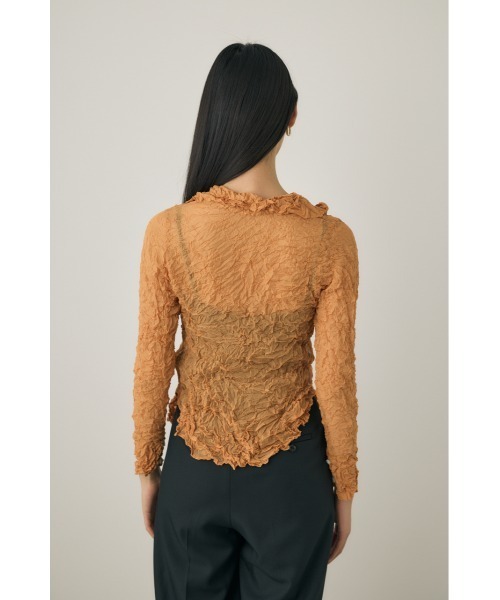 【M_】RE POLYESTER WRINKLED シャツ M_（エムアンダーバー）の「【M_】RE POLYESTER WRINKLED シャツ