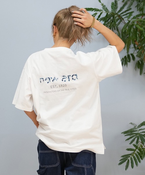 NEW ERA(ニューエラ)の「【ユニセックス】NEW ERA/ニューエラ オーバーサイズ/バックプリントTシャツ 14391903/14391904(Tシャツ/カットソー・レディース・ブラック/ホワイト・M/S)」の10枚目の写真
