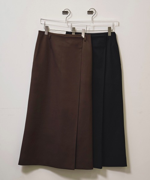 TODAYFUL(トゥデイフル)の「TODAYFUL Twill Wrap Skirt(スカート・レディース・ブラック/ブラウン・36/38)」の9枚目の写真