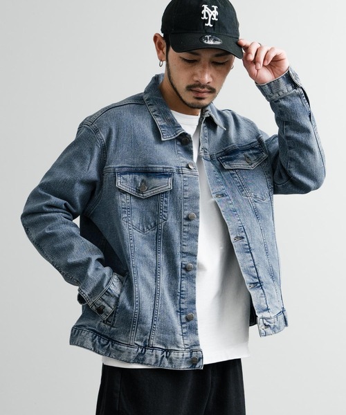 Hanes ヘインズ ショート丈 ストレッチデニムジャケット Gジャン