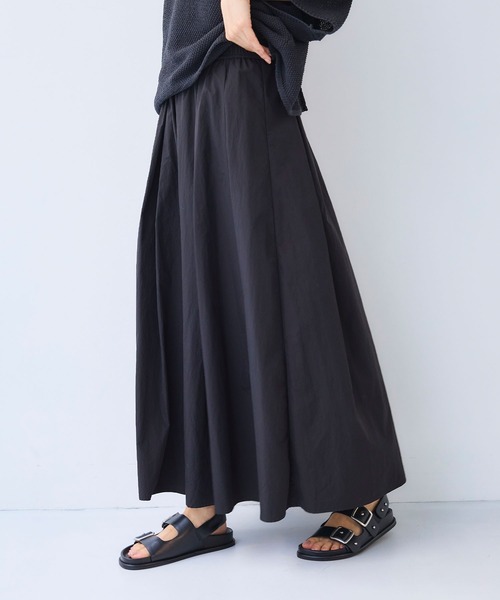 CROSS FUNCTION（クロスファンクション）の「《撥水》アクティかる ブライトナイロン撥水フレアスカート【CF/クロスファンクション】（スカート・レディース・ブラック/ブラウン・LL/L/M）」の16枚目の写真