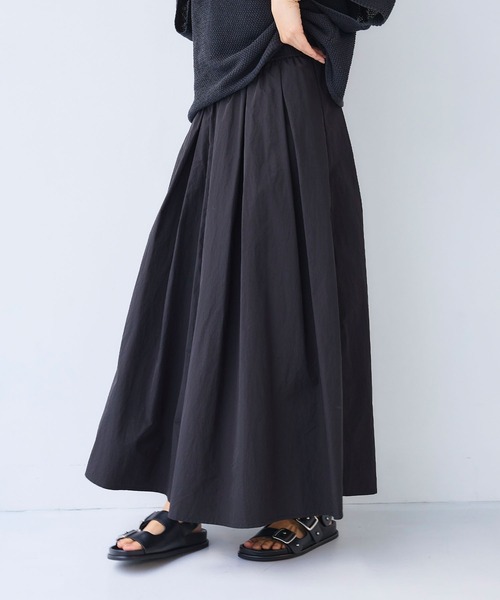 CROSS FUNCTION（クロスファンクション）の「《撥水》アクティかる ブライトナイロン撥水フレアスカート【CF/クロスファンクション】（スカート・レディース・ブラック/ブラウン・LL/L/M）」の17枚目の写真