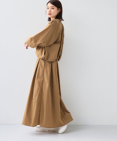 CROSS FUNCTION（クロスファンクション）の「《撥水》アクティかる ブライトナイロン撥水フレアスカート【CF/クロスファンクション】（スカート・レディース・ブラック/ブラウン・LL/L/M）」の11枚目の写真