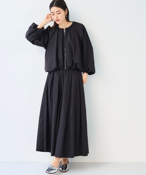 CROSS FUNCTION（クロスファンクション）の「《撥水》アクティかる ブライトナイロン撥水フレアスカート【CF/クロスファンクション】（スカート・レディース・ブラック/ブラウン・LL/L/M）」の18枚目の写真