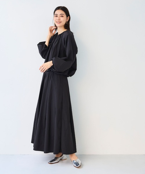 CROSS FUNCTION（クロスファンクション）の「《撥水》アクティかる ブライトナイロン撥水フレアスカート【CF/クロスファンクション】（スカート・レディース・ブラック/ブラウン・LL/L/M）」の21枚目の写真