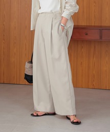 Jines（ジネス）の「タックワイドパンツ【2サイズ展開】（その他パンツ）」