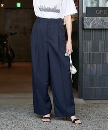 Jines（ジネス）の「タックワイドパンツ【2サイズ展開】（その他パンツ）」