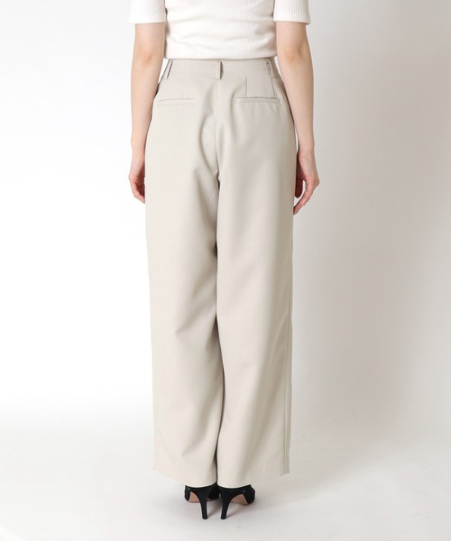 Jines（ジネス）の「タックワイドパンツ【2サイズ展開】（その他パンツ・レディース・ネイビー/ベージュ・36/38）」の6枚目の写真