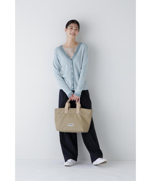 human woman(ヒューマンウーマン)の「◆【Miller】パネルリブVネックカーディガン(カーディガン/ボレロ・レディース・ケリーグリーン/ブラック系その他3/ブルー系その他3/レッド系その他4・MEDIUM)」の21枚目の写真