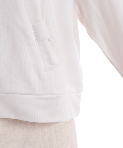 axes femme(アクシーズファム)の「サガラ刺繍ショートパーカー(カーディガン/ボレロ・レディース・キナリ/ブラック・FREE)」の18枚目の写真