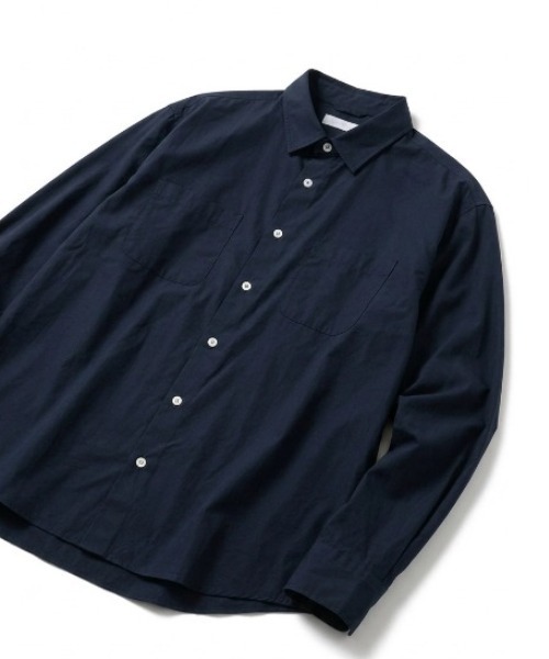 MARUKAWA(マルカワ)の「2026SS AIR SHIRT/エアシャツ 軽量 通気 速乾機能 レギュラーカラーシャツ 無地/チェック(シャツ/ブラウス・メンズ・ブルー/ブルー系その他/ネイビー/サックスブルー・L/M/LL)」の2枚目の写真