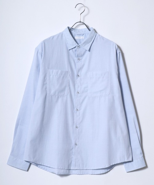 MARUKAWA(マルカワ)の「2026SS AIR SHIRT/エアシャツ 軽量 通気 速乾機能 レギュラーカラーシャツ 無地/チェック(シャツ/ブラウス・メンズ・ブルー/ブルー系その他/ネイビー/サックスブルー・L/M/LL)」の5枚目の写真