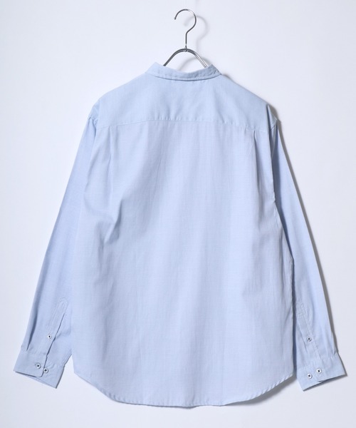 MARUKAWA(マルカワ)の「2026SS AIR SHIRT/エアシャツ 軽量 通気 速乾機能 レギュラーカラーシャツ 無地/チェック(シャツ/ブラウス・メンズ・ブルー/ブルー系その他/ネイビー/サックスブルー・L/M/LL)」の6枚目の写真