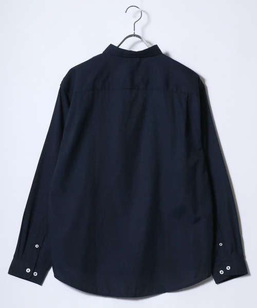 MARUKAWA(マルカワ)の「2026SS AIR SHIRT/エアシャツ 軽量 通気 速乾機能 レギュラーカラーシャツ 無地/チェック(シャツ/ブラウス・メンズ・ブルー/ブルー系その他/ネイビー/サックスブルー・L/M/LL)」の8枚目の写真