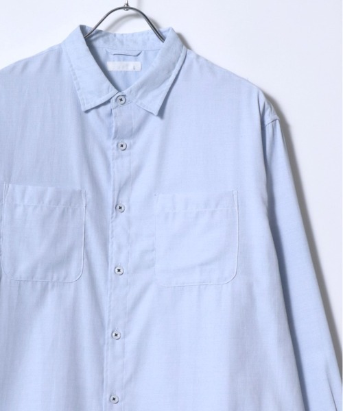 MARUKAWA(マルカワ)の「2026SS AIR SHIRT/エアシャツ 軽量 通気 速乾機能 レギュラーカラーシャツ 無地/チェック(シャツ/ブラウス・メンズ・ブルー/ブルー系その他/ネイビー/サックスブルー・L/M/LL)」の21枚目の写真