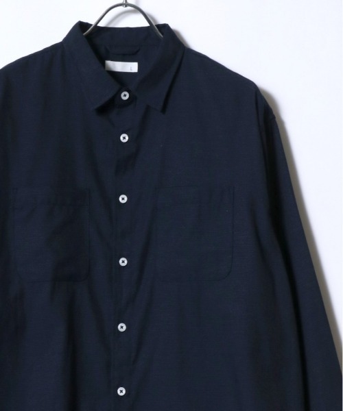 MARUKAWA(マルカワ)の「2026SS AIR SHIRT/エアシャツ 軽量 通気 速乾機能 レギュラーカラーシャツ 無地/チェック(シャツ/ブラウス・メンズ・ブルー/ブルー系その他/ネイビー/サックスブルー・L/M/LL)」の22枚目の写真