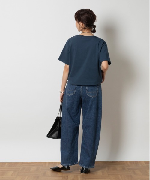 Champion(チャンピオン)の「Champion(チャンピオン)【レディース】チェーン刺繍ロゴTシャツ(Tシャツ/カットソー・レディース・ネイビー/ホワイト/ライトイエロー・L/XL/M/S)」の13枚目の写真