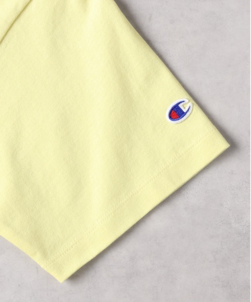 Champion(チャンピオン)の「Champion(チャンピオン)【レディース】チェーン刺繍ロゴTシャツ(Tシャツ/カットソー・レディース・ネイビー/ホワイト/ライトイエロー・L/XL/M/S)」の22枚目の写真