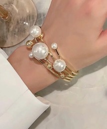 Coo+i（クーイ）の「ビッグパールゴールドバングル（バングル/リストバンド）」