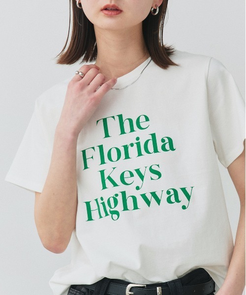 ad thie(アドティエ)の「ベーシックロゴ プリントTシャツ(Tシャツ/カットソー・レディース・ブルー/ナチュラル/ブラック/ホワイト×グリーン/ホワイト×ブラック/チャコール・FREE)」の21枚目の写真