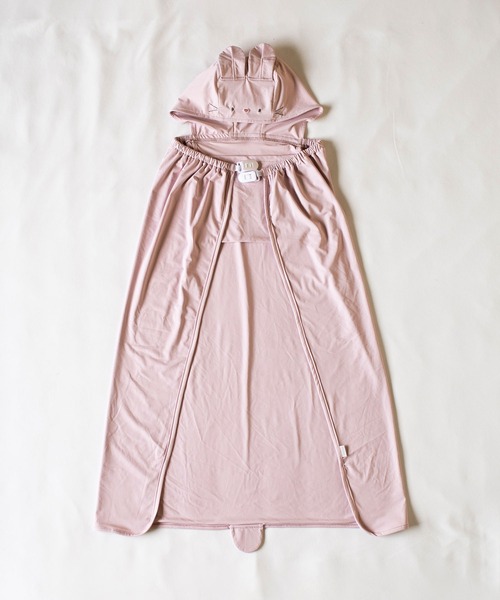 mocmof（モクモフ）の「ひやとろ アニマルケープ（おくるみ・キッズ・ピンク/グリーン系その他4/ブルー系その他3/アイボリー・フリー）」の4枚目の写真