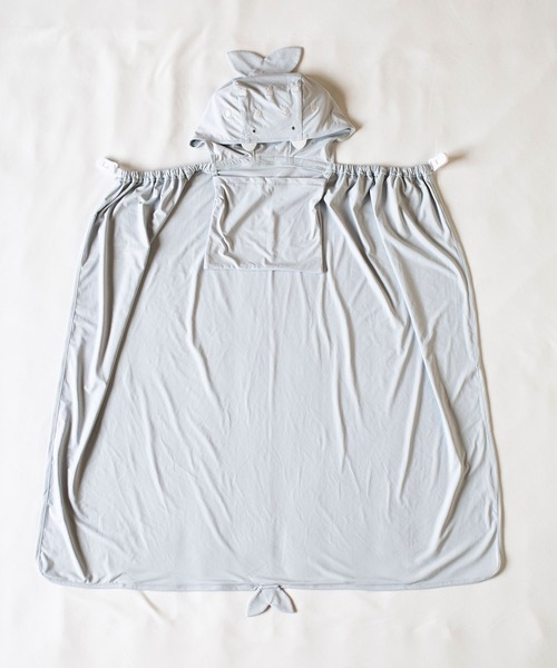 mocmof（モクモフ）の「ひやとろ アニマルケープ（おくるみ・キッズ・ピンク/グリーン系その他4/ブルー系その他3/アイボリー・フリー）」の3枚目の写真