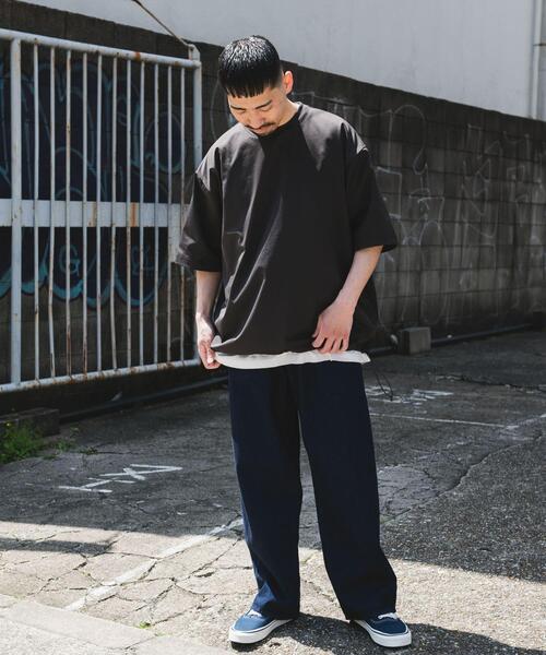 URBAN RESEARCH DOORS(アーバンリサーチドアーズ)の「URD Drawstring Short-Sleeve T-shirts(Tシャツ/カットソー・メンズ・ブラック/グレー/ブラウン/ホワイト・X-LARGE/LARGE/MEDIUM)」の7枚目の写真