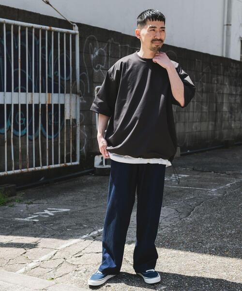 URBAN RESEARCH DOORS(アーバンリサーチドアーズ)の「URD Drawstring Short-Sleeve T-shirts(Tシャツ/カットソー・メンズ・ブラック/グレー/ブラウン/ホワイト・X-LARGE/LARGE/MEDIUM)」の8枚目の写真