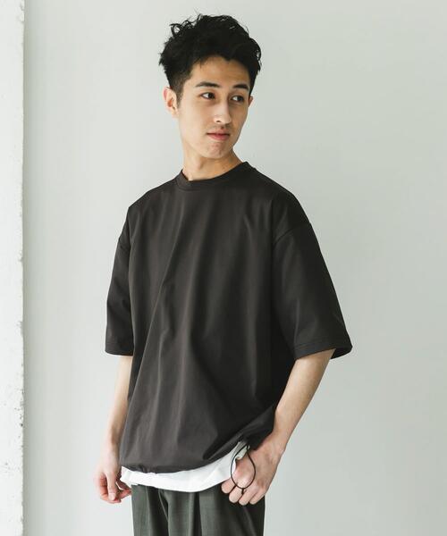 URBAN RESEARCH DOORS(アーバンリサーチドアーズ)の「URD Drawstring Short-Sleeve T-shirts(Tシャツ/カットソー・メンズ・ブラック/グレー/ブラウン/ホワイト・X-LARGE/LARGE/MEDIUM)」の9枚目の写真