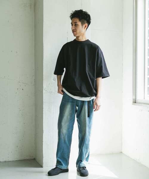 【Denim Tears】半袖 Tシャツ [新作★人気★デイリーユース★] DENIM TEARS × SAINT Mxxxxxx LIVES CREW Short sleeve T-shirt