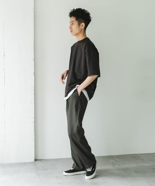 URBAN RESEARCH DOORS(アーバンリサーチドアーズ)の「URD Drawstring Short-Sleeve T-shirts(Tシャツ/カットソー・メンズ・ブラック/グレー/ブラウン/ホワイト・X-LARGE/LARGE/MEDIUM)」の15枚目の写真