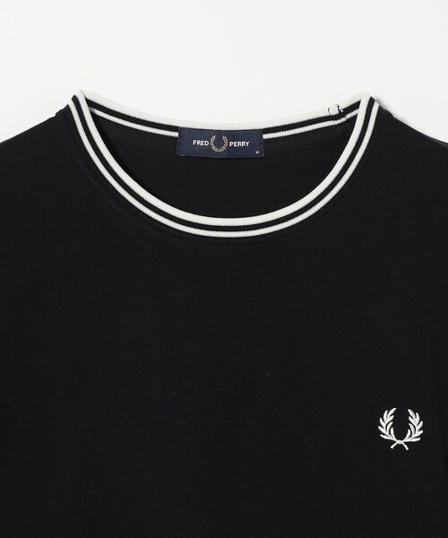 今季　FREDPERRY ツインティップTシャツ　ネイビー　新品タグ付　お値下げ FRED PERRY＞ ツインティップ Tシャツ（Tシャツ/カットソー
